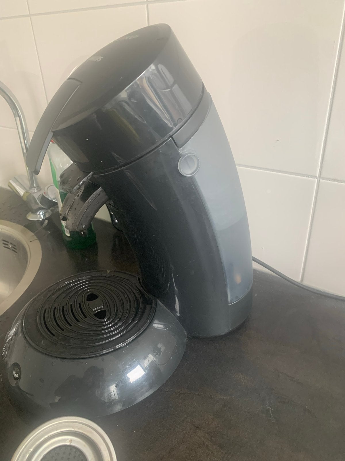 Philips Senseo Koffiezetapparaat Zwart - Goede Staat, Witgoed en Apparatuur, Ophalen, Gebruikt, Koffiemachine, 2 tot 4 kopjes
