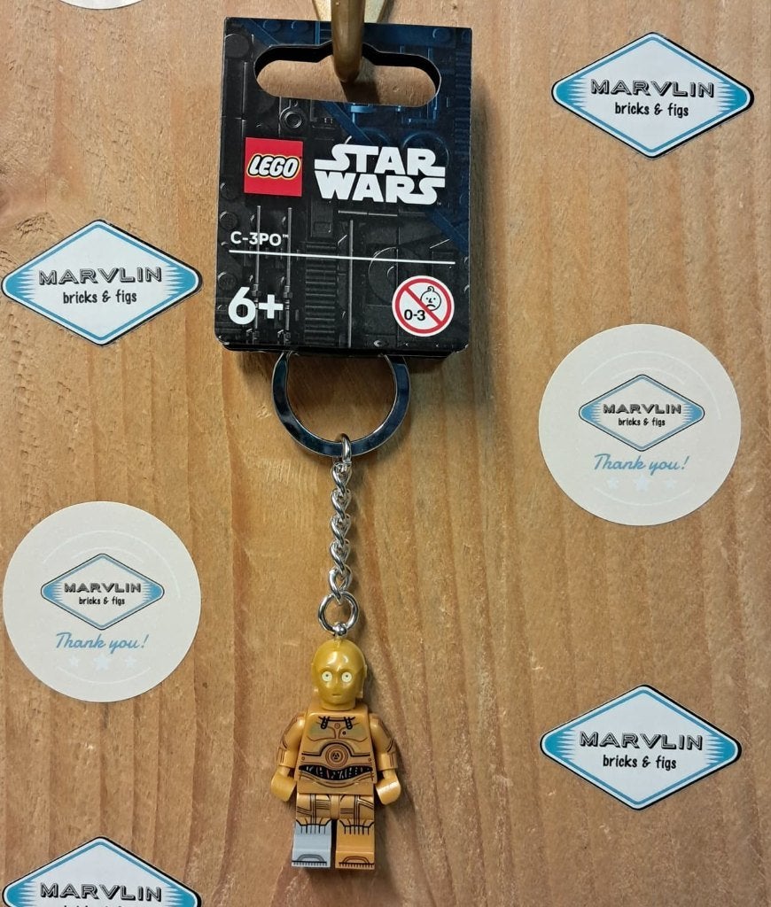LEGO Star Wars, C-3PO, sleutelhanger (nieuw), Star Wars, Lego, Nieuw, Ophalen of Verzenden
