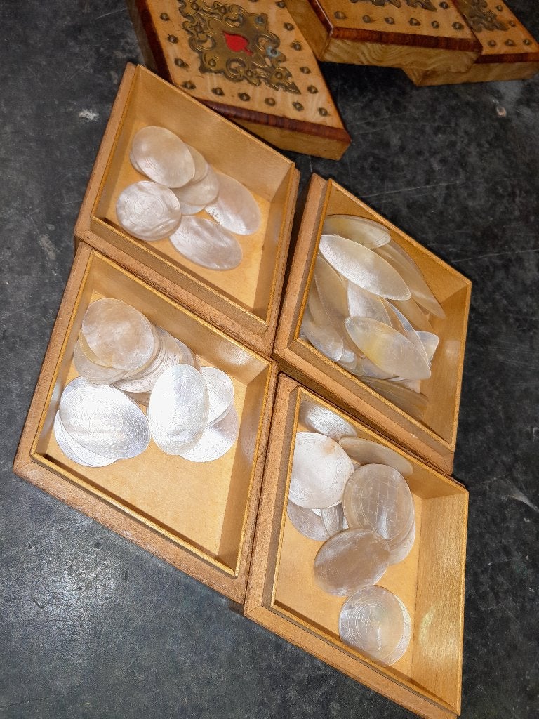 antieke chinese speelfiches, Ophalen of Verzenden