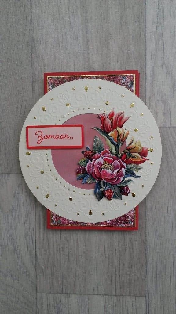 Zelfgemaakte kaart met envelop, Hobby en Vrije tijd, Kaarten | Zelfgemaakt, Ophalen of Verzenden, Nieuw, Overige thema's