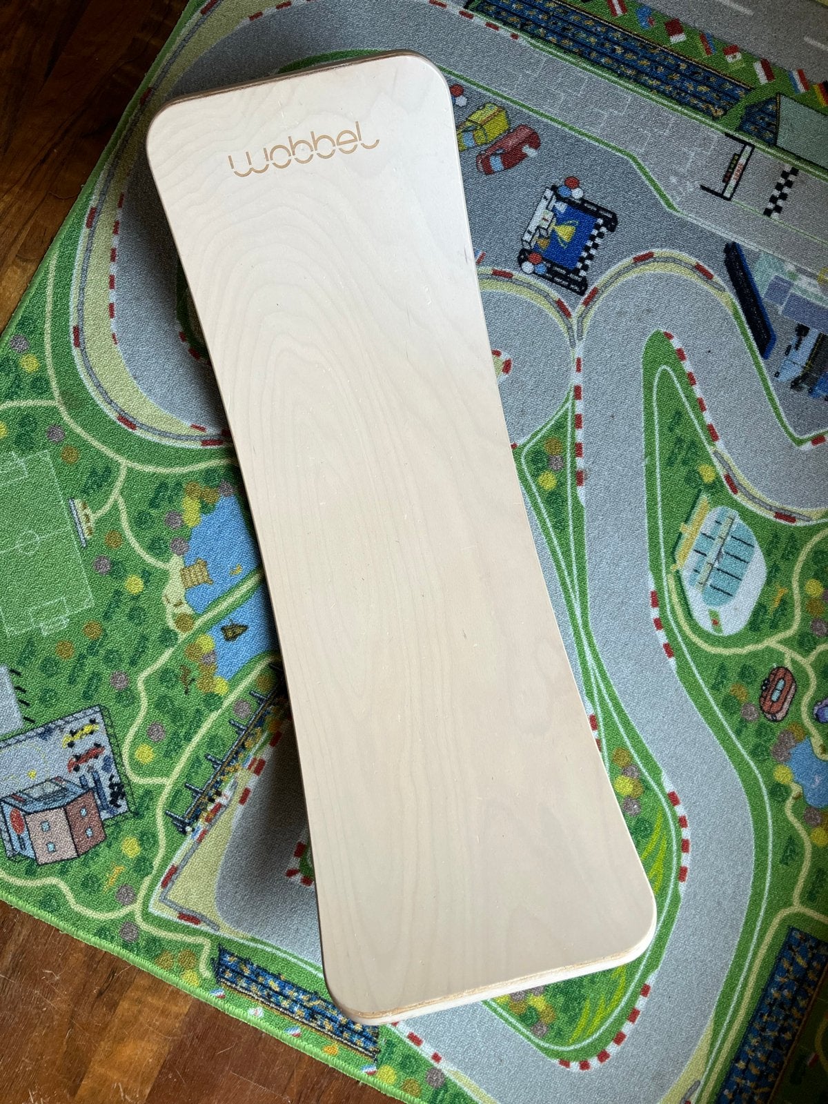 Wobbel Board - Natuurlijk Houten Balansbord, Ophalen, Gebruikt, Jongen of Meisje