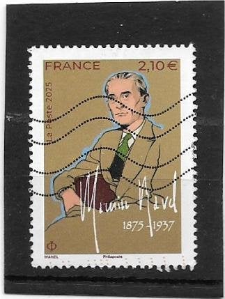 Frankrijk 2025  Maurice Ravel 1875-1937 €2,10, Verzenden, Gestempeld
