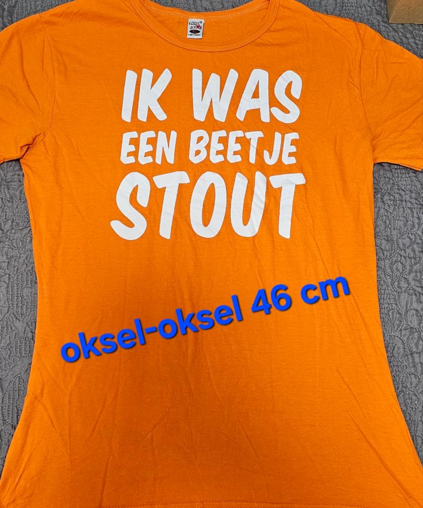 Koningsdag, oranje kleding,  kingsday, dames shirt,, Maat 42/44 (L), Oranje, Ophalen of Verzenden, Zo goed als nieuw