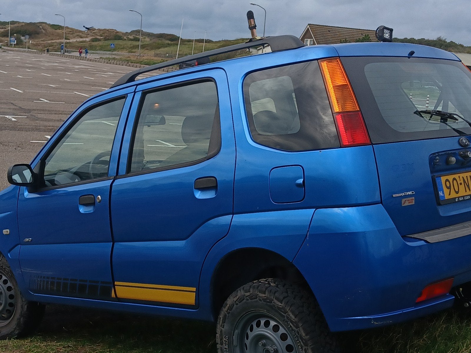 Subaru Justy 1.3 G3X AWD 2003 Blauw, Justy, Blauw, Handgeschakeld, Particulier