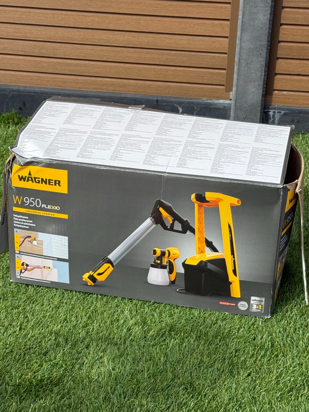 Wagner W950 Flexio Verfspuit - Compleet met accessoires, Doe-het-zelf en Verbouw, Ophalen of Verzenden, Gebruikt, Verfspuit of Verfpomp