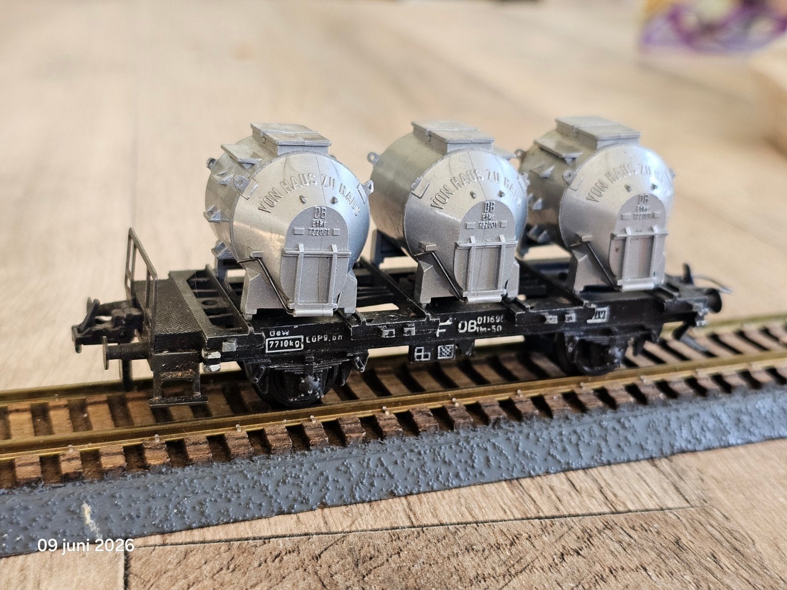 Modeltrein Ho trix-express container wagon, Ophalen of Verzenden, Gelijkstroom, Wagon, Trix