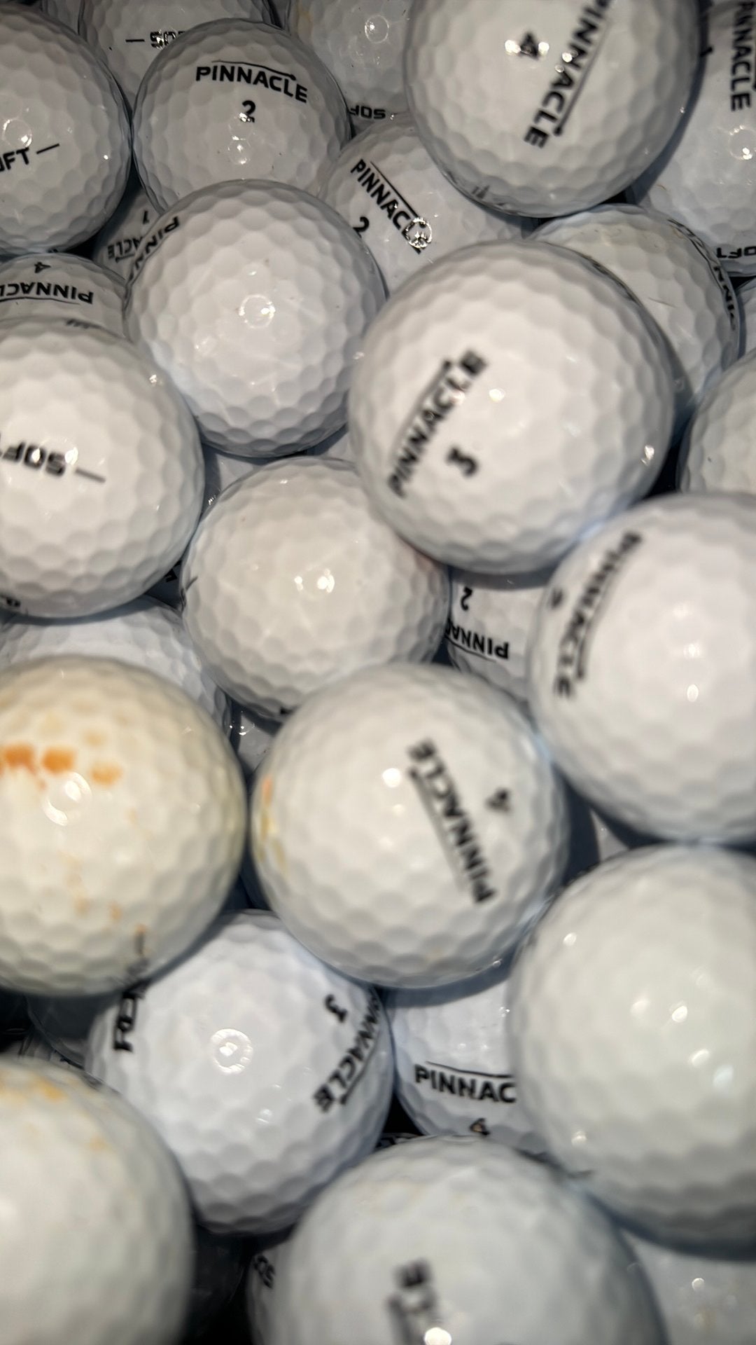 Pinnacle gold golfballen 100 stuks AAAA kwaliteit, Ophalen of Verzenden, Zo goed als nieuw, Bal(len)