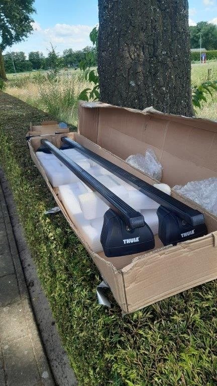 Thule dakdragers voor Renault Megane II, Auto diversen, Dakdragers, Ophalen of Verzenden, Gebruikt
