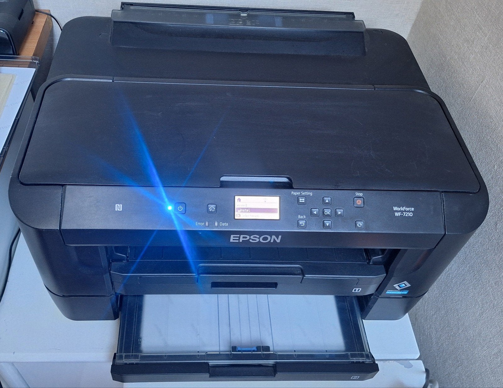 Epson  WF-7210 A3 Sublimatie Printer (Nozzles verstopt), Computers en Software, Ophalen, Gebruikt, Kleur printen, Printer