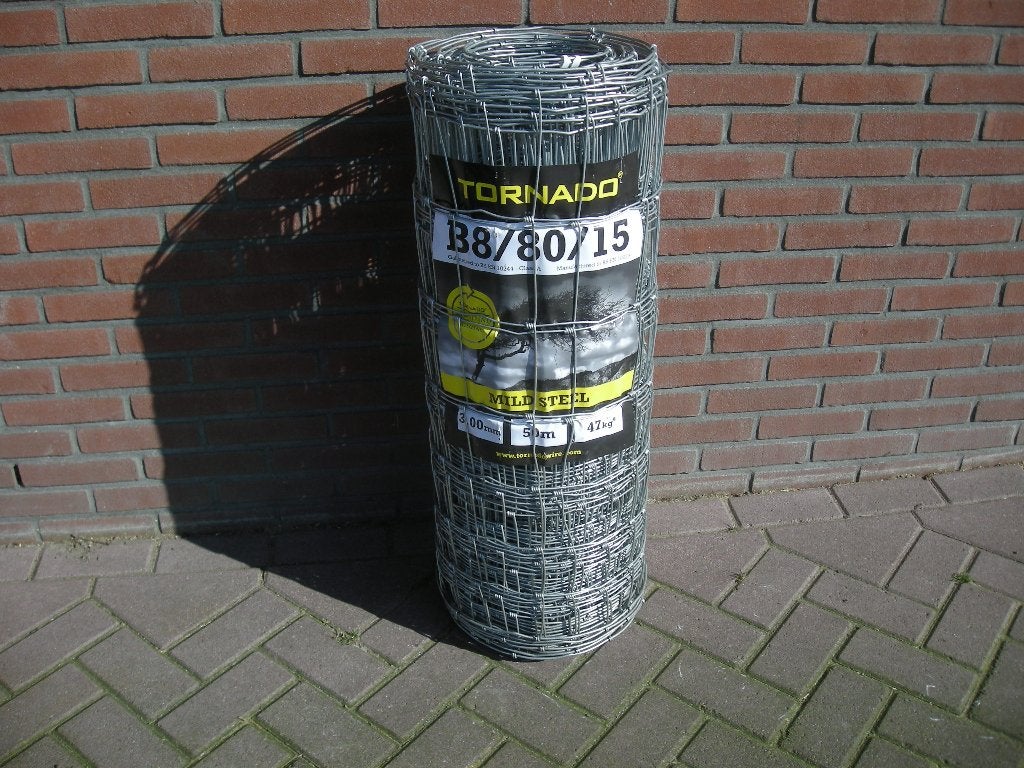 Schapengaas Tornado gaas B8-80-15 0,80m hoog 50 mtr lang, Tuin en Terras, Gaas en Draad, Ophalen, Nieuw, 20 meter of meer, Gaas