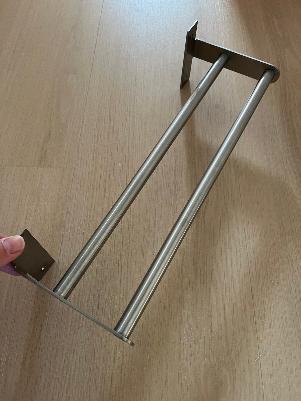 IKEA handdoekenrek Grundtal rvs 40 x 14 cm, Huis en Inrichting, Ophalen of Verzenden, Zo goed als nieuw