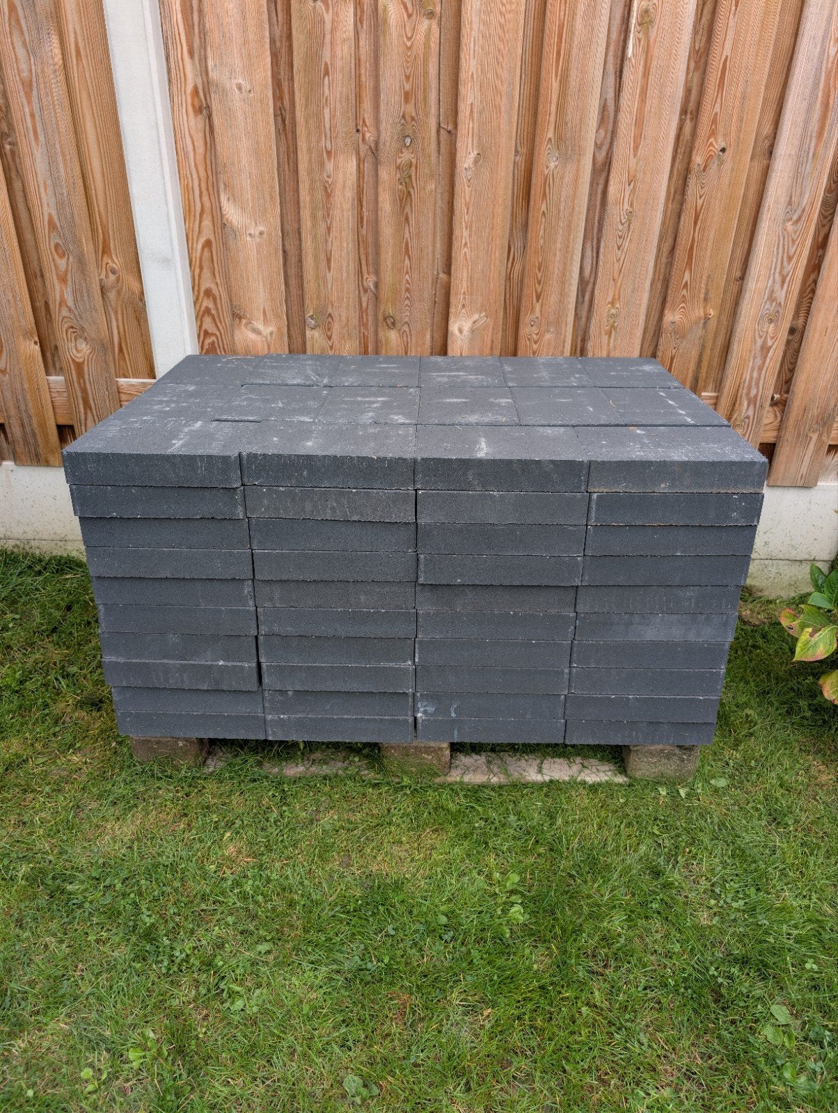 Terrasstenen antraciet, Tuin en Terras, Ophalen, Overige materialen, Nieuw, 5 tot 10 m²