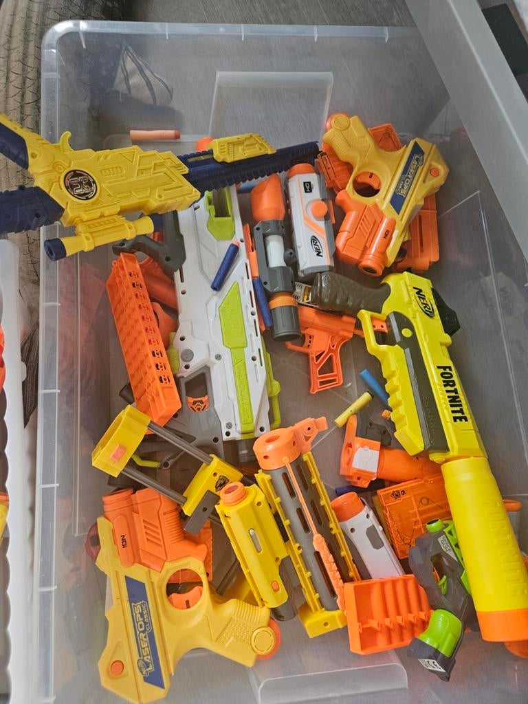 Pijltjespistolen Nerf etc, Ophalen of Verzenden, Gebruikt