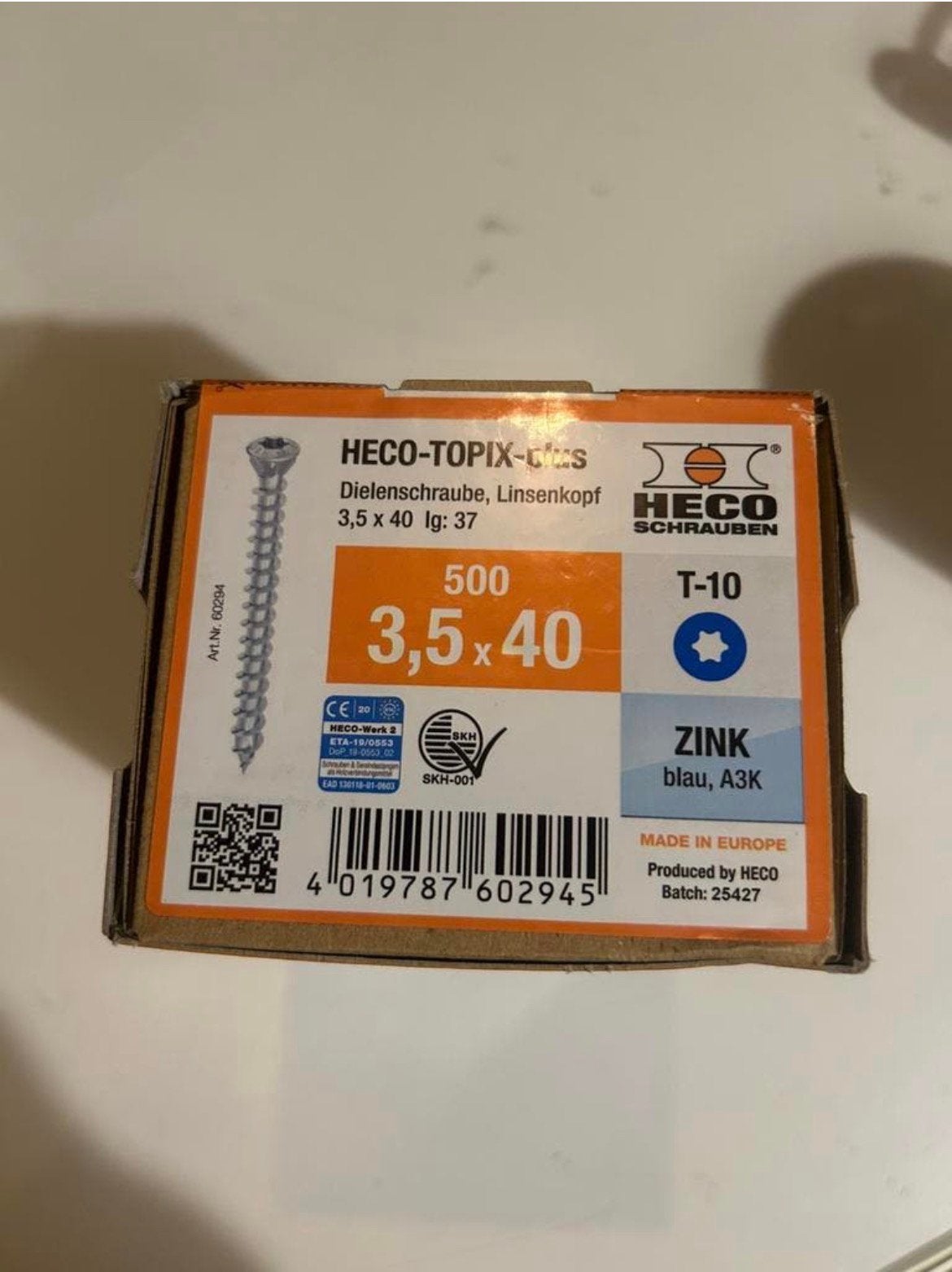 Nieuwe dozen Heco schroeven, Ophalen, Zo goed als nieuw, Minder dan 50 mm, Schroeven