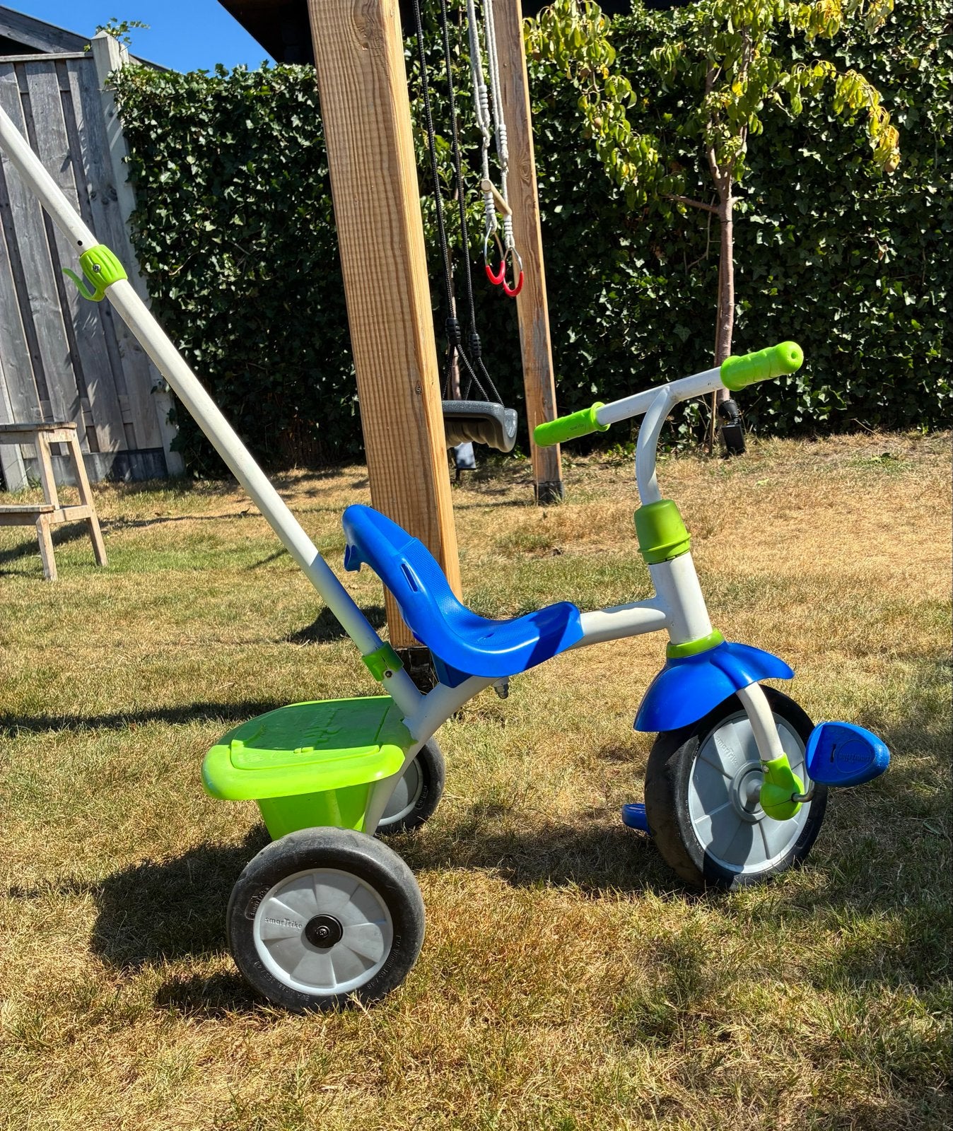 Smart driewieler met duwstang, Ophalen, Gebruikt, Duwvoertuig