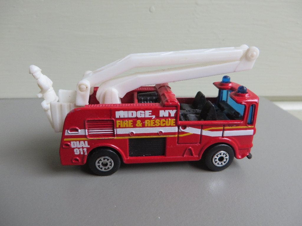 Matchbox Simon Snorkel RIDGE NY Fire & rescue, Ophalen of Verzenden, Gebruikt