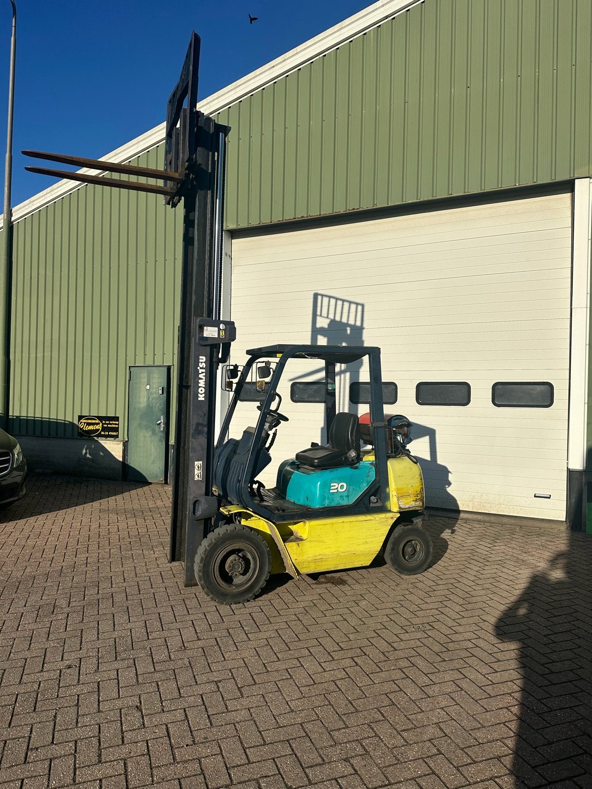Komatsu LPG Heftruck 2 Ton met Sideshift, 3.5m Hefhoogte, 1000 tot 2000 kg, Ophalen of Verzenden, LPG, Heftruck