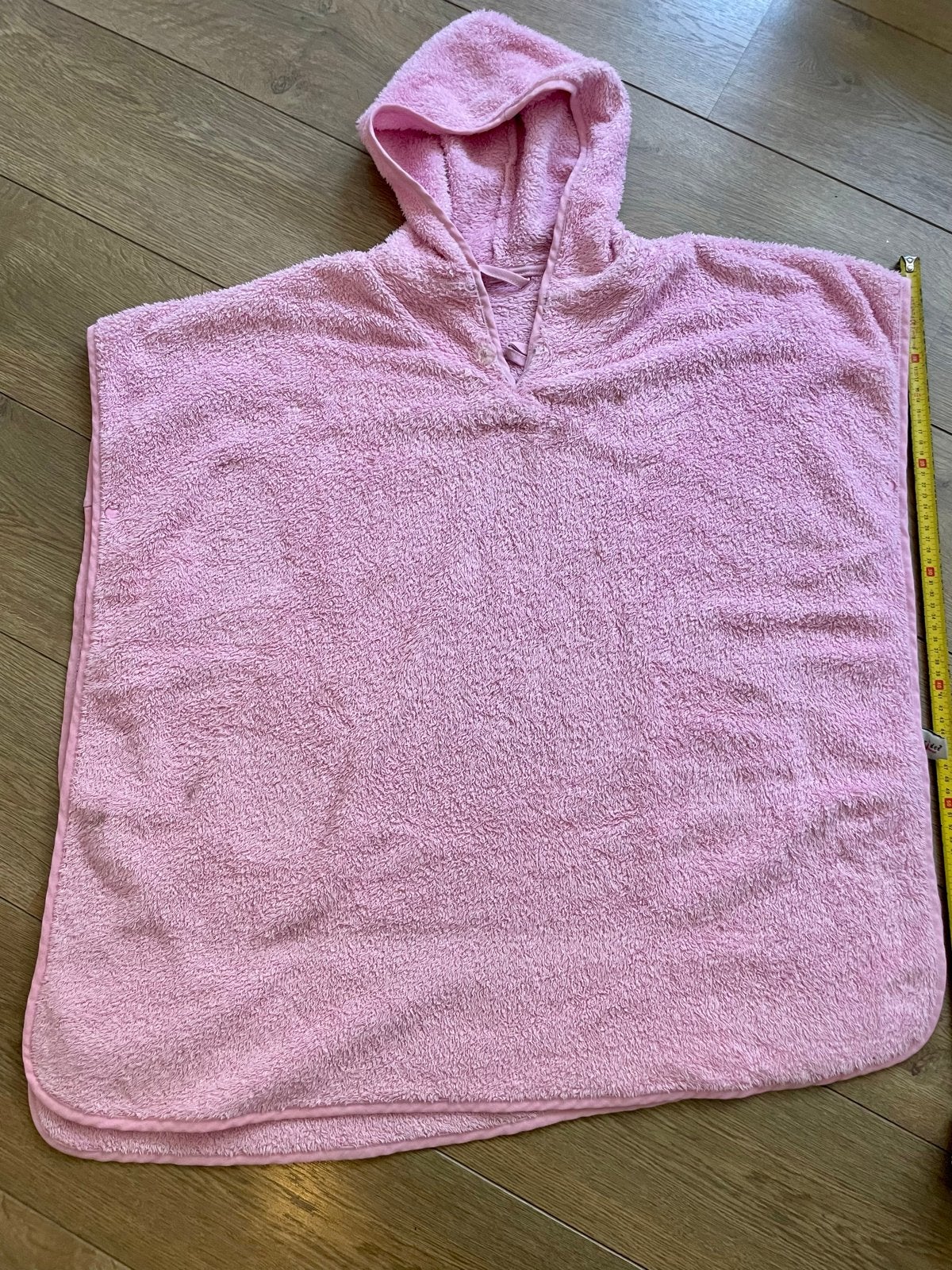 Optidee badponcho - roze of rood - zeer goede staat, Ophalen of Verzenden, Zo goed als nieuw, Meisje, Overige typen