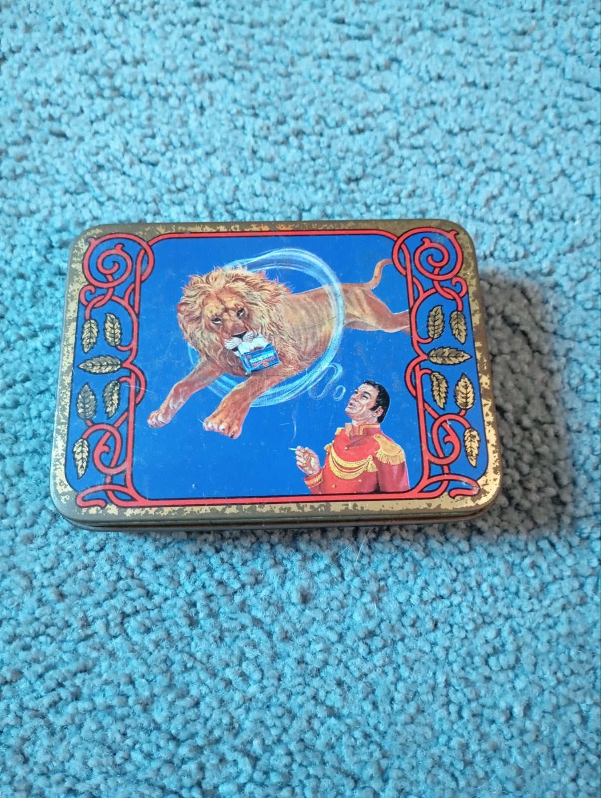 Vintage Blikje Samson Shag tabak, Ophalen of Verzenden, Gebruikt, Tabaksdoos of Verpakking