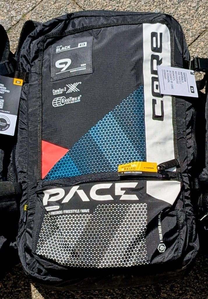 Core Pace Kite 9m, model 2026 (zo goed als nieuw), Geen board, Zo goed als nieuw, Kite, Verzenden