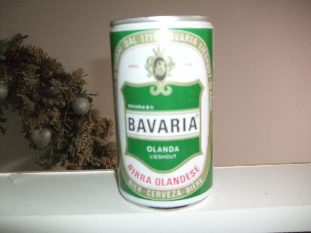 bierblikje bavaria nr 2, Ophalen of Verzenden, Zo goed als nieuw, Flesje(s), Bavaria