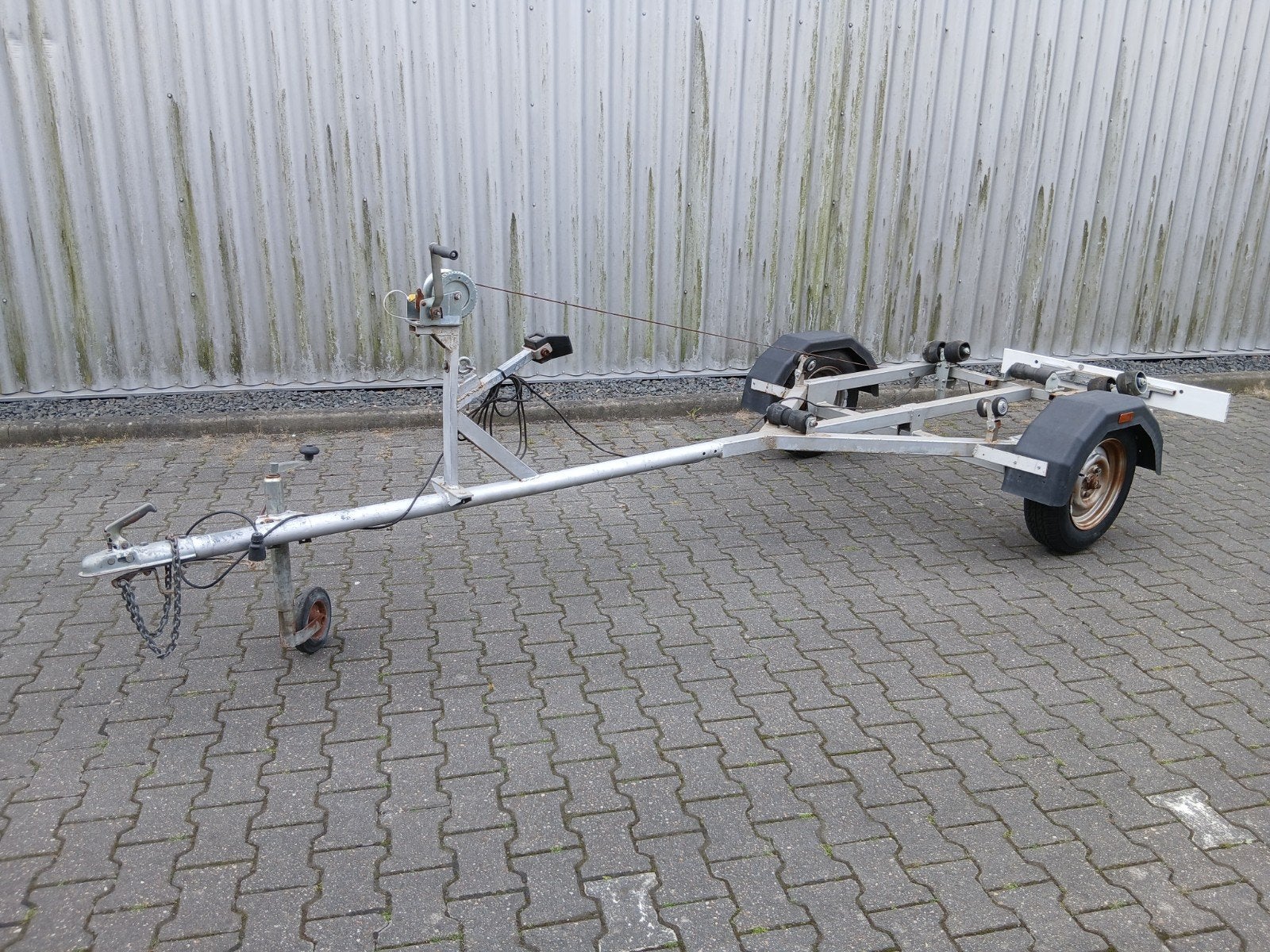 Boottrailer voor boot van 3 tot 3.80m trailer, Hobby en Vrije tijd, Overige Hobby en Vrije tijd, Ophalen of Verzenden, Gebruikt