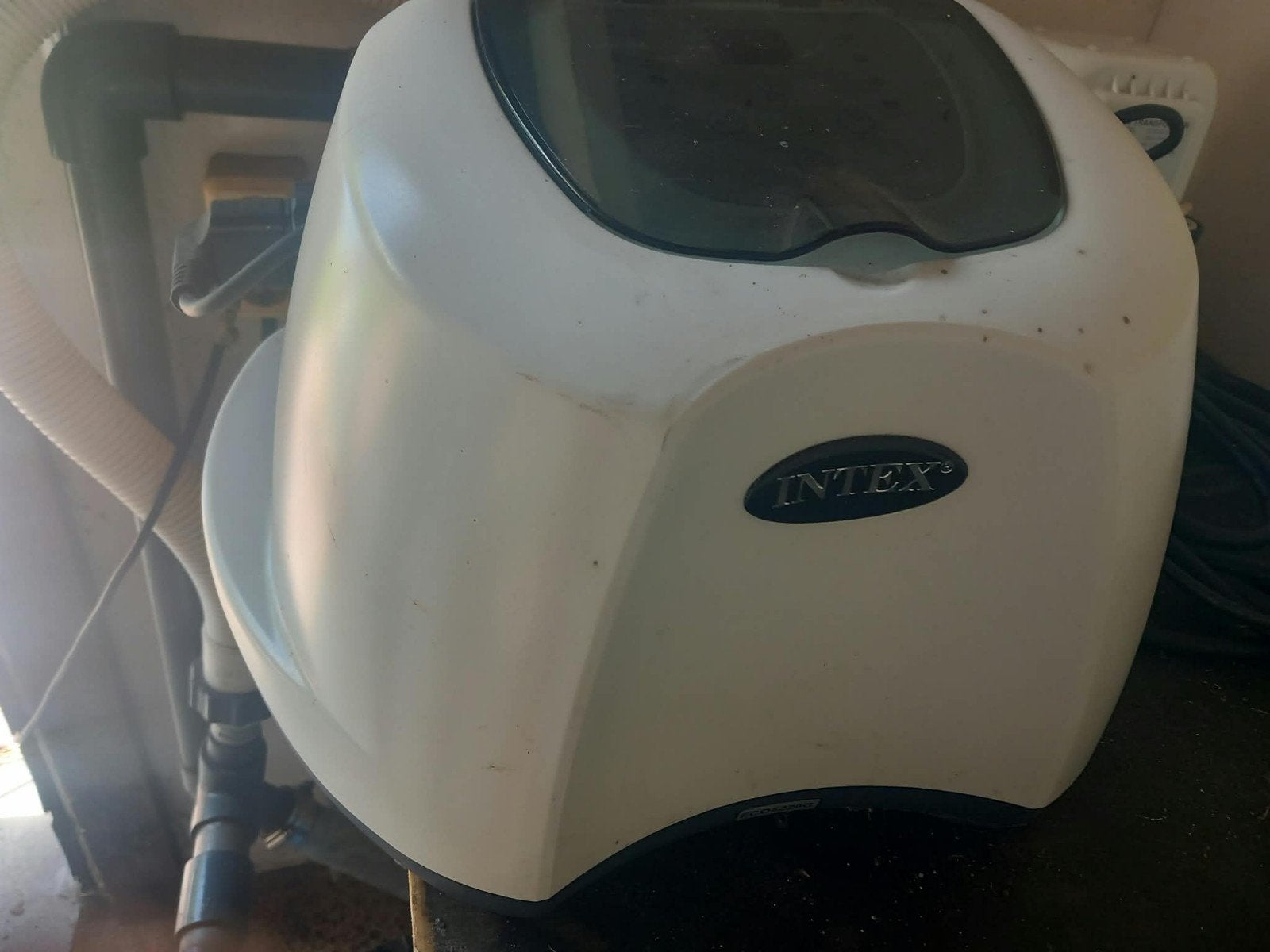 Intex zoutwatersysteem, Tuin en Terras, Ophalen, Gebruikt, Zwembadpomp