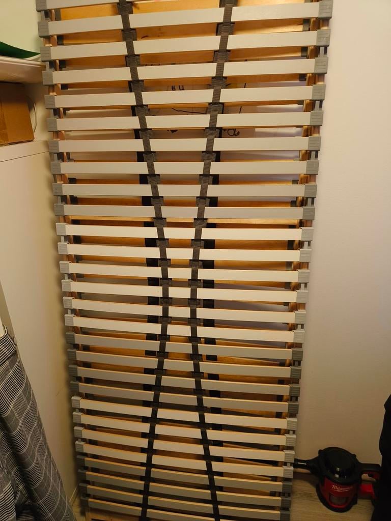 Lattenbodem 80x200, 2st, Ophalen, Eenpersoons, Zo goed als nieuw, 80 cm