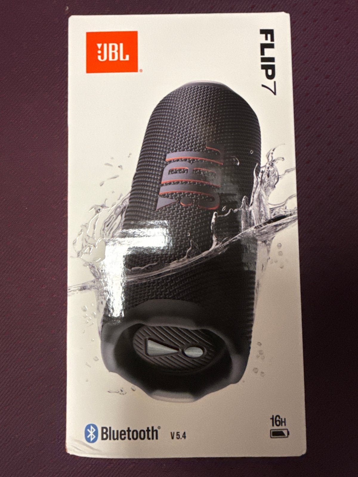 JBL Flip 7 - Zwart - Nieuw in doos, Audio, Tv en Foto, Luidsprekers, JBL, Nieuw, Ophalen of Verzenden, Draagbare speaker