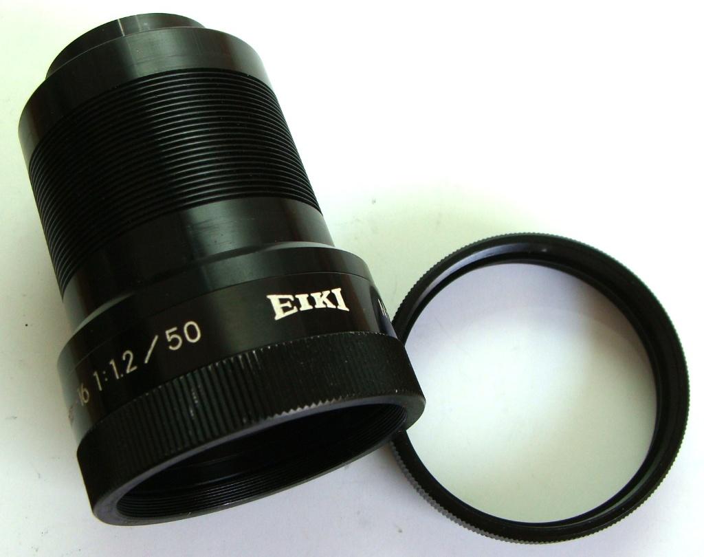 EIKI Super-Prominar-16 Projectielens 1:1,2/50 mm, Ophalen, 16mm film