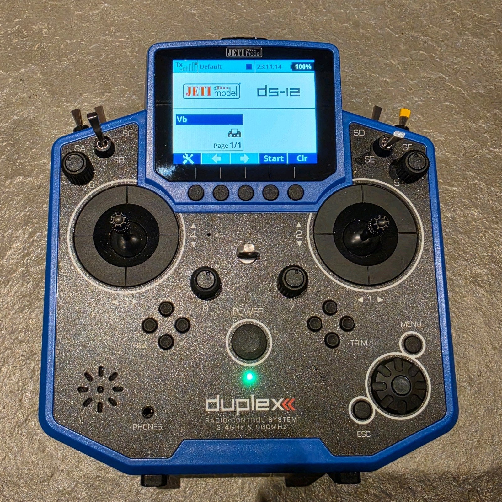 Duplex Jeti DS-12 handzender met R5L ontvanger, Ophalen of Verzenden, Zo goed als nieuw