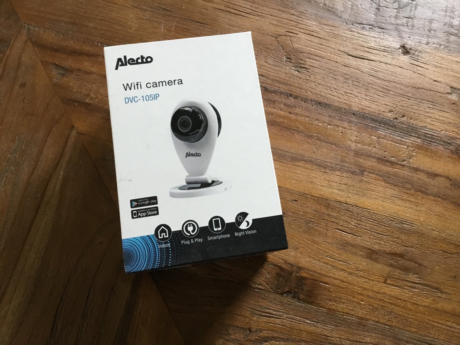 Alecto DVC-105IP Wifi camera - Nieuw in doos, Ophalen, Gebruikt, 250 meter of meer, Camera