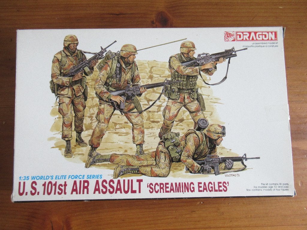US 101st Air Assault "Screaming Eagles" (Dragon 1/35), Ophalen of Verzenden, Zo goed als nieuw, 1:35 tot 1:50, Figuur of Figuren