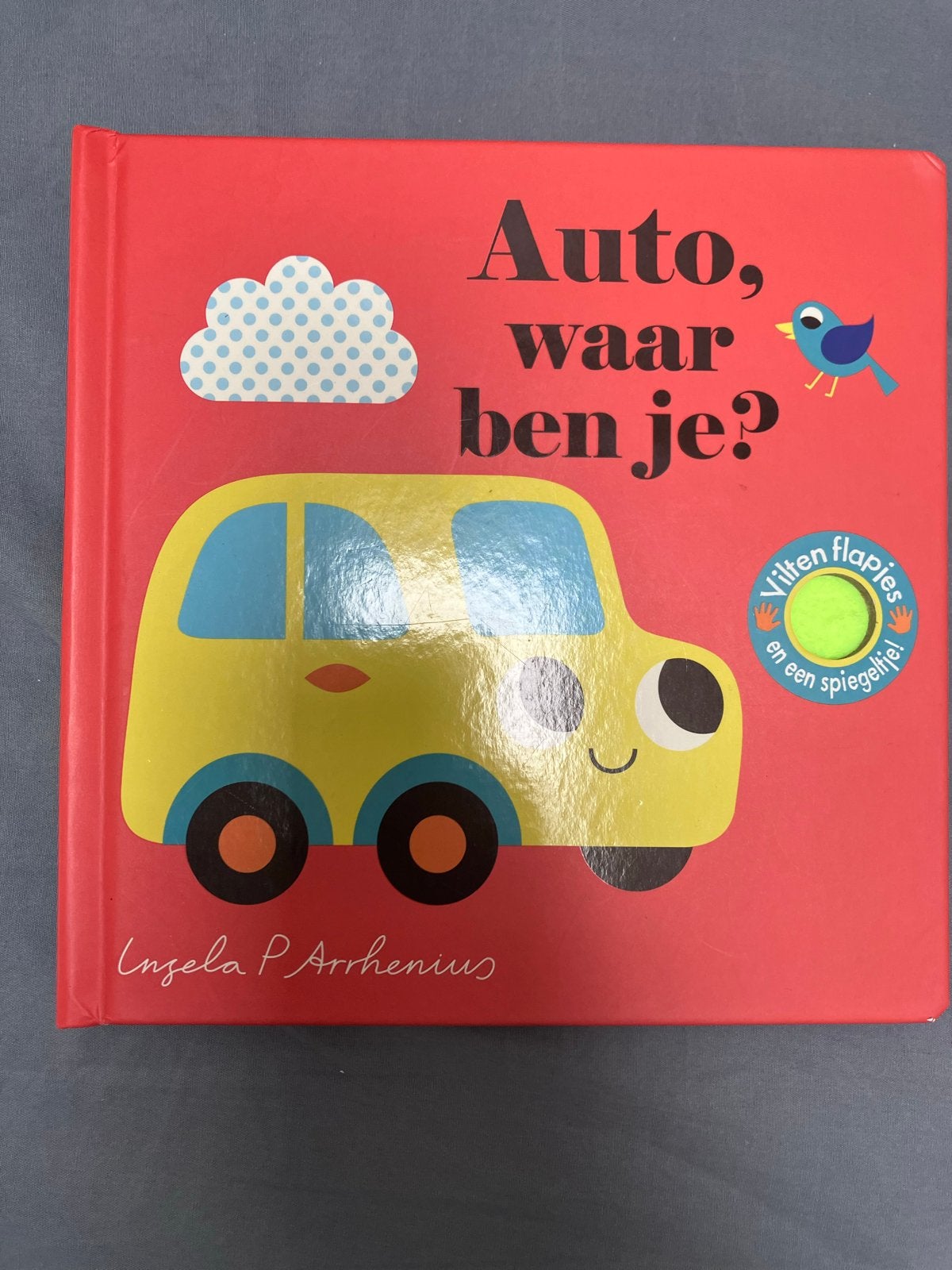 Auto, waar ben je? - Zoek- en vindboekje met flapjes, Ophalen of Verzenden, Zo goed als nieuw, Uitklap-, Voel- of Ontdekboek, 0 tot 6 maanden