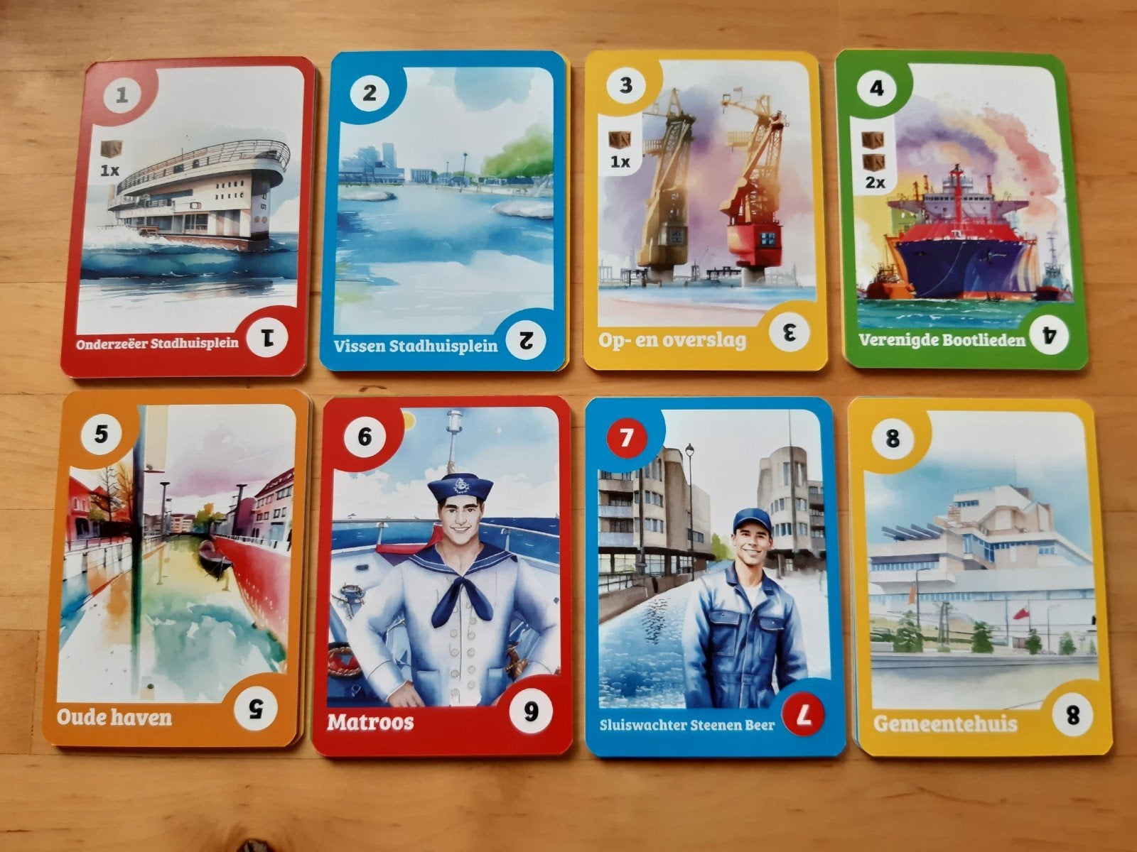 Kaartspel De Sluiswachter Steenen Beer, Ophalen of Verzenden, Zo goed als nieuw, Kwartet(ten)