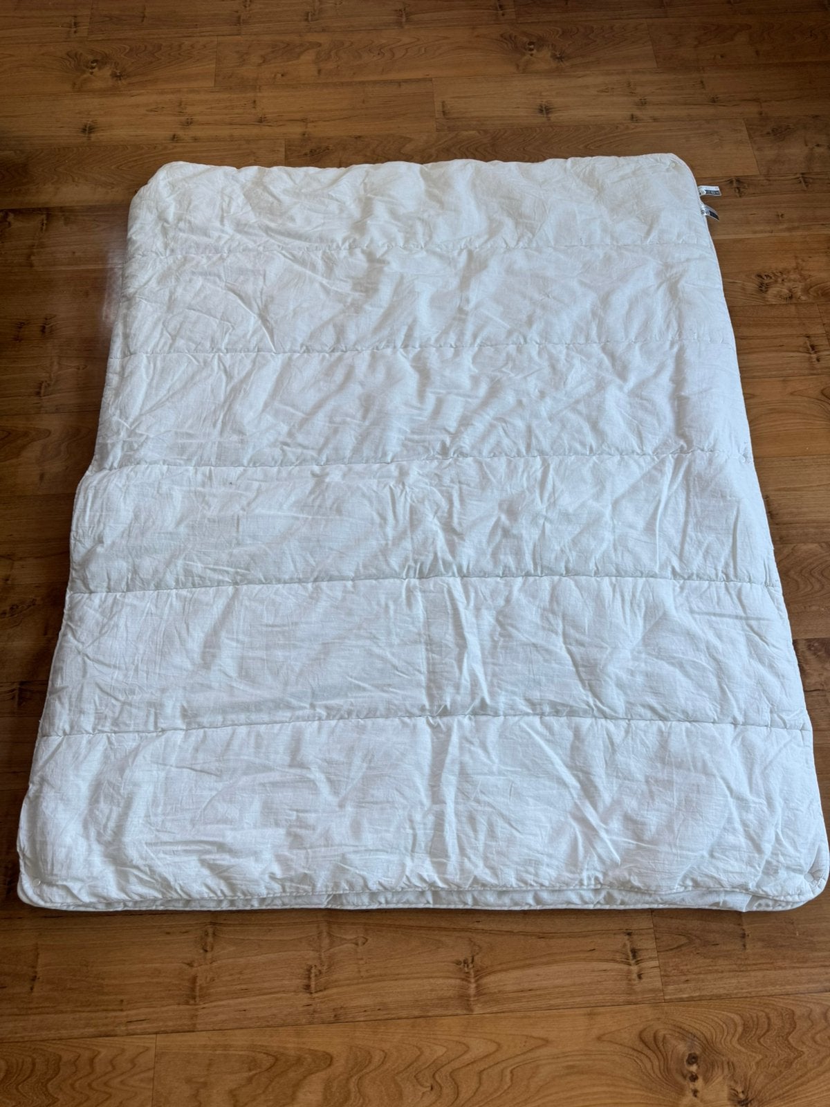 HEMA 4-seizoenen peuterdekbed 120x150 cm – katoen – wit, Ademend, Jongetje of Meisje, Ophalen of Verzenden, Hema