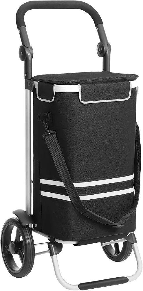Stevige boodschappentrolley, inklapbaar met koelvak, 30 cm of meer, Nieuw, Ophalen of Verzenden