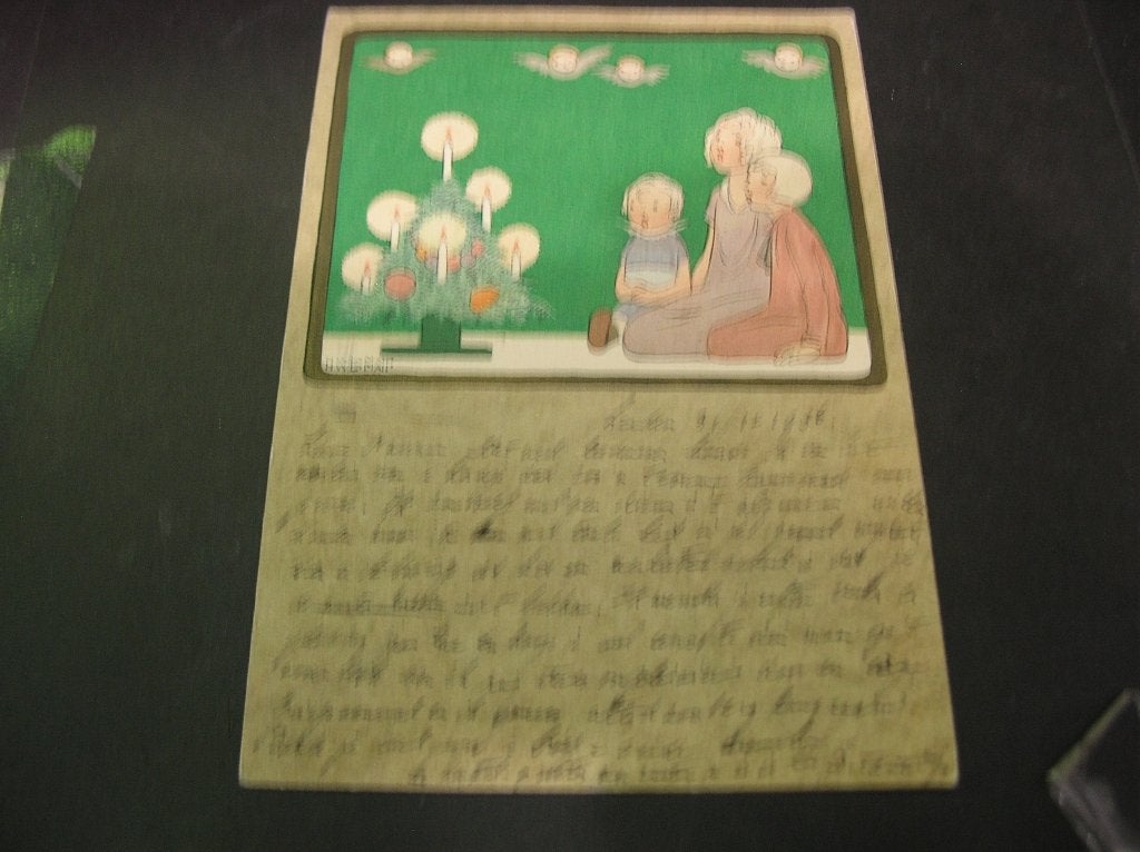 Voor het Kind ansichtkaart 1936 kerstliedje, Verzamelen, Ansichtkaarten | Themakaarten, Verzenden, 1920 tot 1940, Gelopen, Kinderen