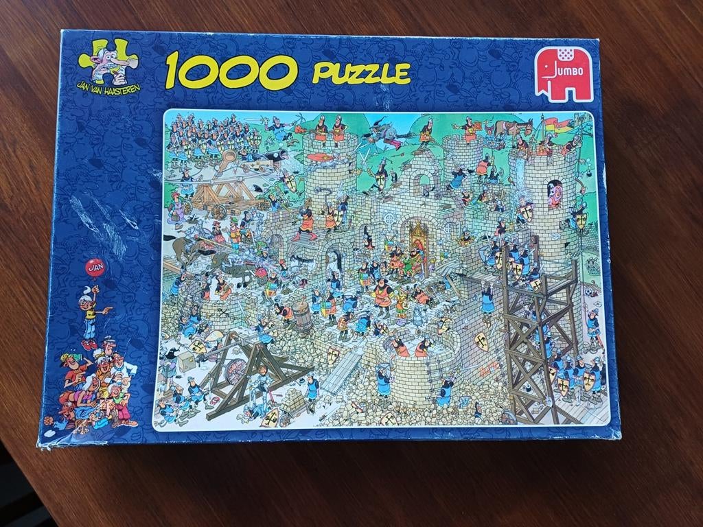 Jan van Haasteren Legpuzzel De Middeleeuwen 1000 stukjes, Ophalen, Gebruikt