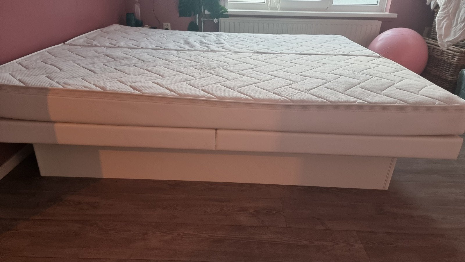 UITMUTENDE STAAT 2 PERSOONS WATERBED 80% - INFO ZIE ADVERTEN, Huis en Inrichting, Slaapkamer | Waterbedden, Ophalen of Verzenden