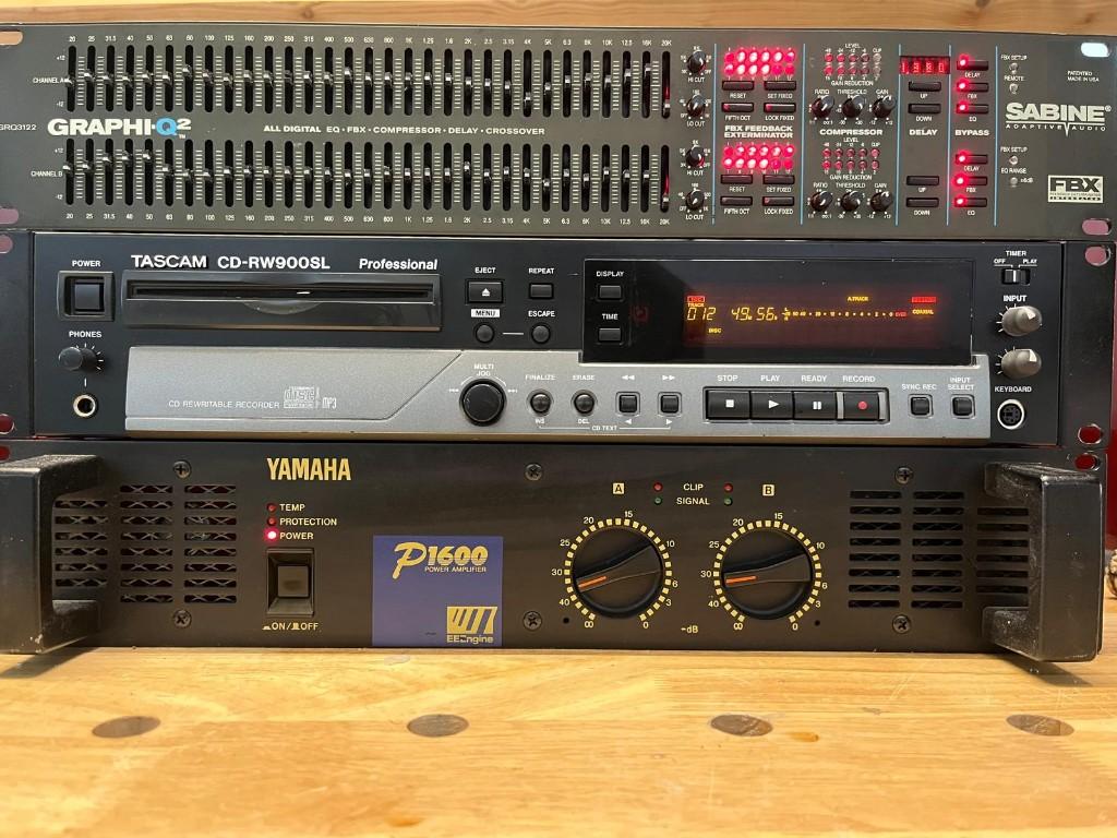 TASCAM CD-RW900SL Rackmount CD Recorder, Ophalen of Verzenden, Zo goed als nieuw, Overige merken