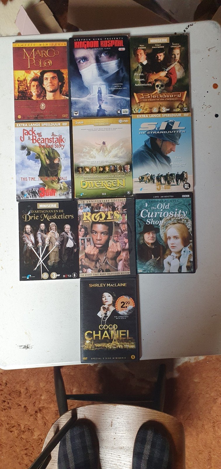 15 DVD' MINI Series, Alle leeftijden, Ophalen of Verzenden, Zo goed als nieuw