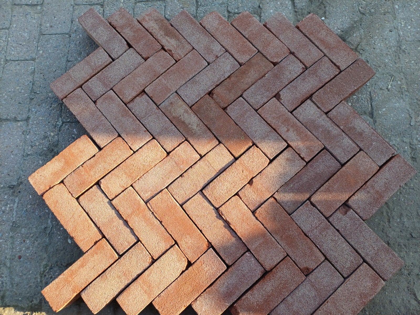 gebakken dikformaat nieuw, Tuin en Terras, Ophalen of Verzenden, Nieuw, Keramiek, Klinkers