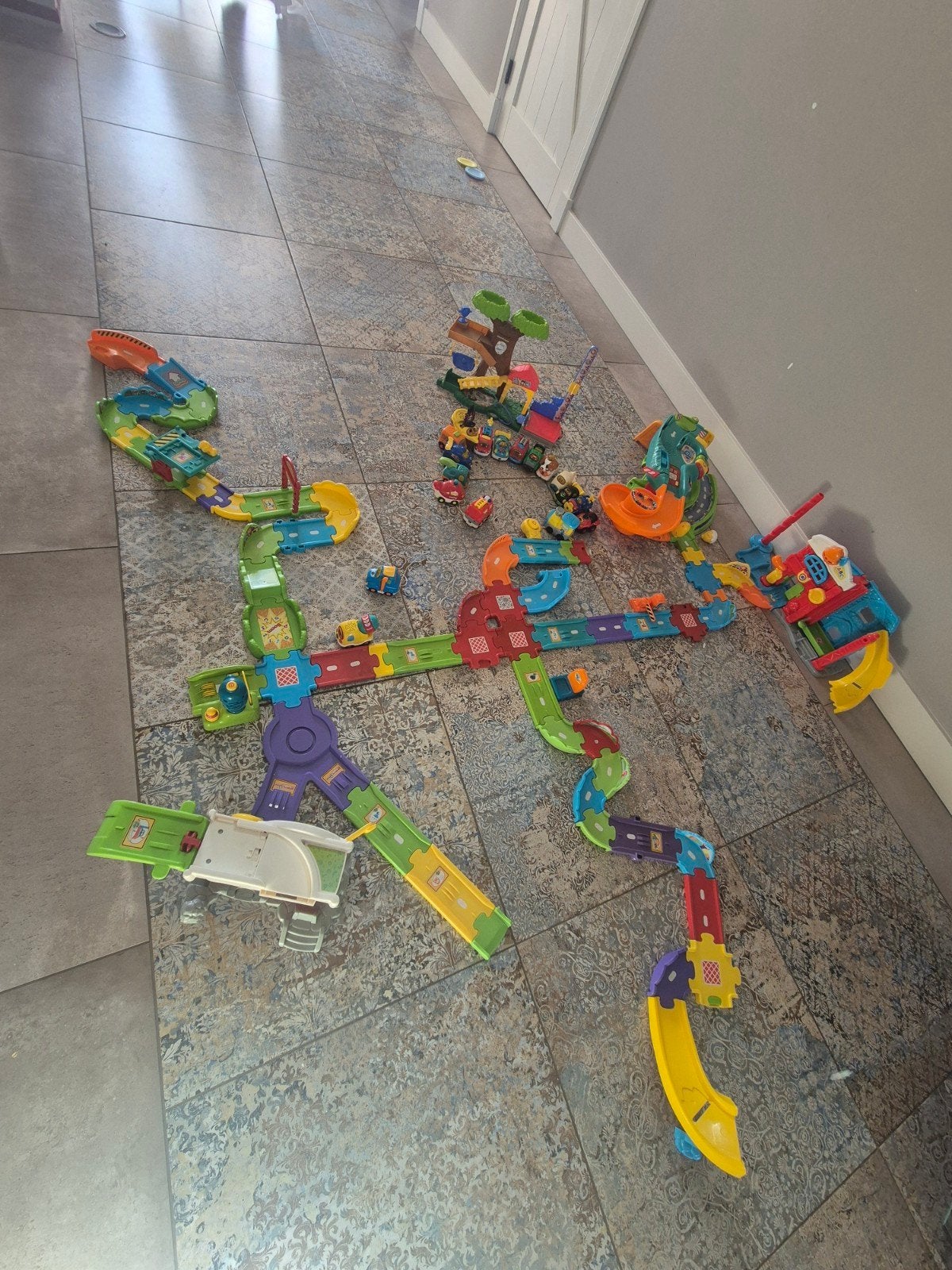 Grote VTech Toet Toet Auto's en Zoef Zoef Dieren speelset, Ophalen, Gebruikt