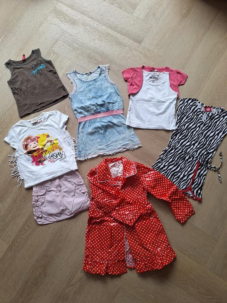 Kledingpakketje meisjes maat 104-110 (8 stuks), Kinderen en Baby's, Kinderkleding | Maat 104, Gebruikt, Meisje, Ophalen of Verzenden