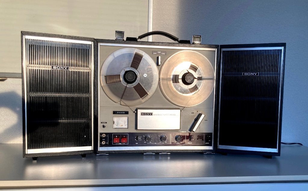 Sony TC-252 bandrecorder - werkend, Ophalen, Bandrecorder, Met stofkap