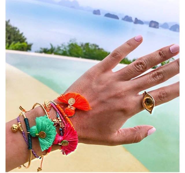 Super leuke Bohemian Gypsy Hippie armbanden., Ophalen of Verzenden, Nieuw, Overige kleuren, Overige materialen