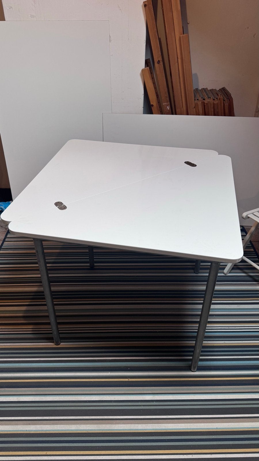 IKEA Lokka Inklapbare Tafel - Compact en Praktisch, Ophalen, Overige materialen, Gebruikt, 100 tot 150 cm