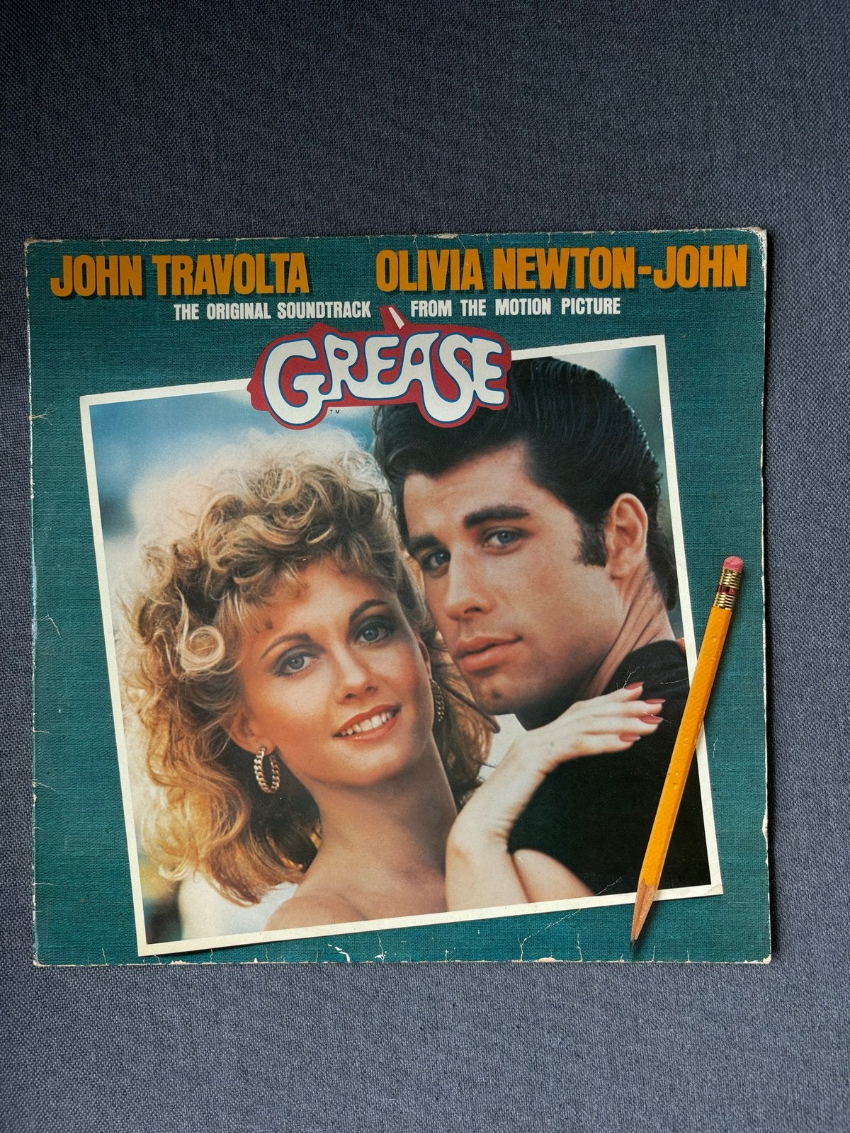 Grease Soundtrack Dubbel-LP Vinyl - John Travolta & Olivia N, Film en Theater, Gebruikt, Ophalen of Verzenden, 12 inch