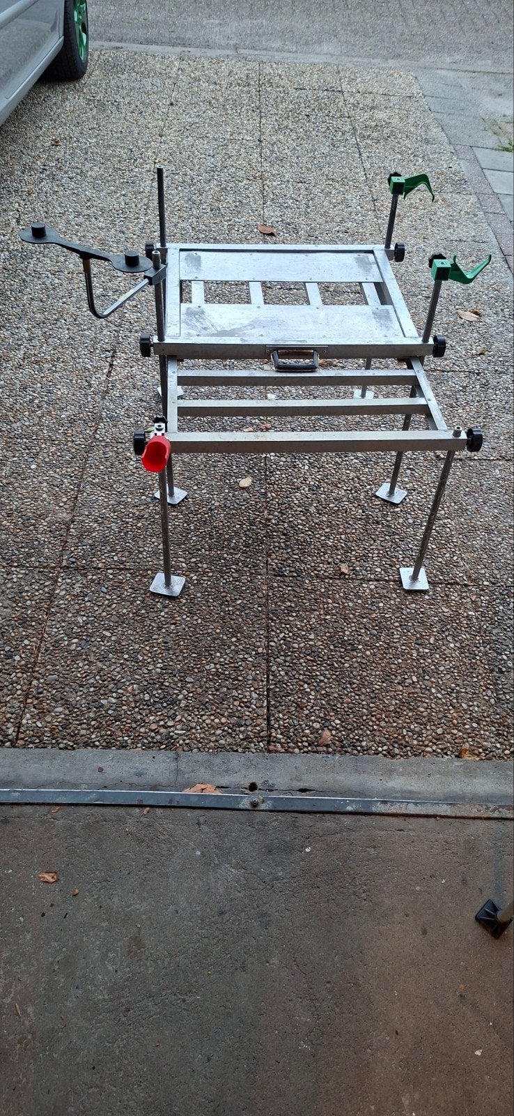 Uitschuifbaar Visplateau met Extra's - 83x59 cm, Ophalen, Gebruikt